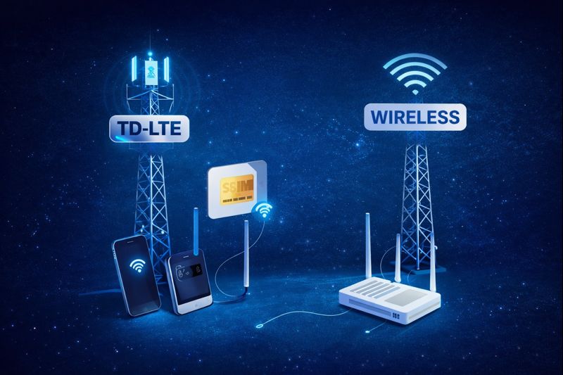 اینترنت وایرلس و TD-LTE